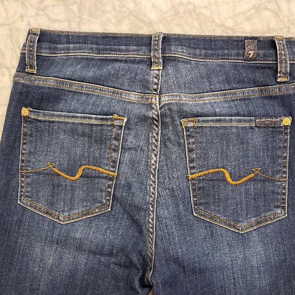 7 for All Mankind Gwenevere Skinny High Waist Ankle Jean Women's Size 28 - Picture 5 of 6